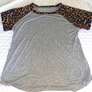 cute cheetah print tee